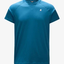 K-WAY Edwing - T-Shirtstop - T-Shirt - Man - Blue Turquoise Store