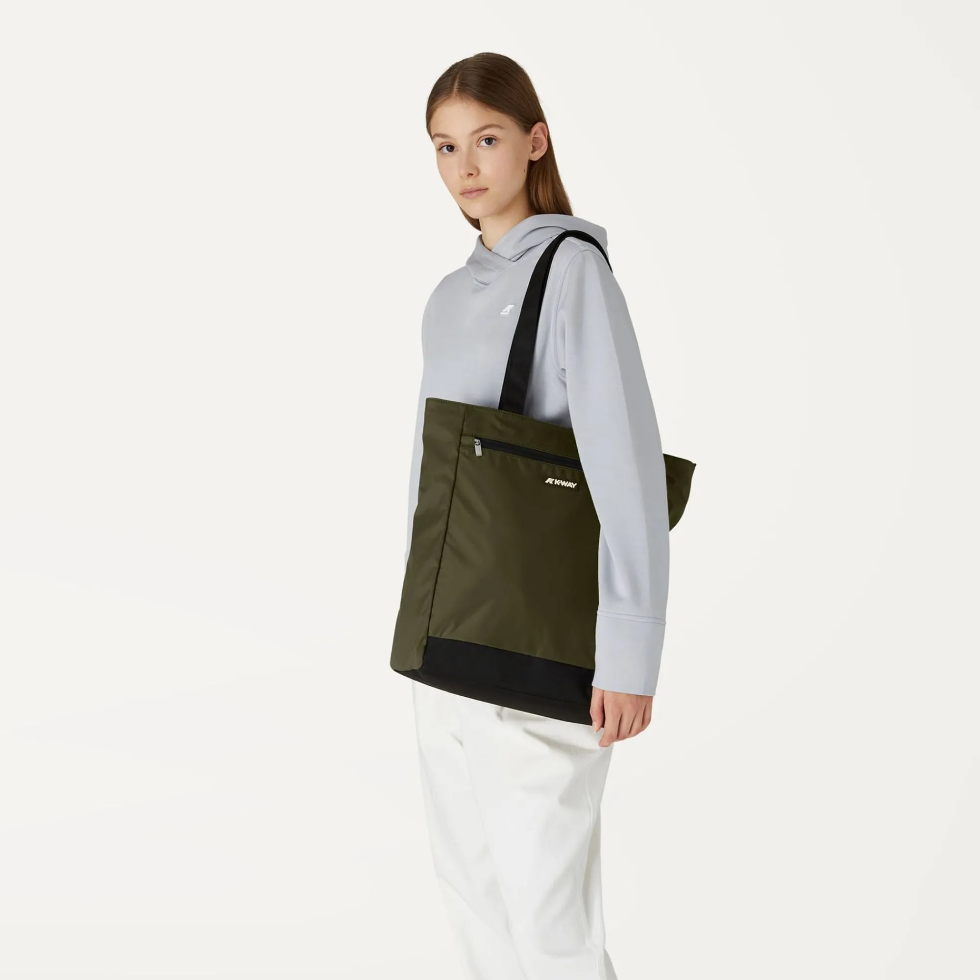 K-WAY Elliant - Bags - Shopping Bag - Unisex - Green Blackish Cheap