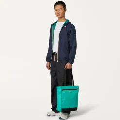 K-WAY Elliant - Bags - Shopping Bag - Unisex - Green Marine Flash Sale