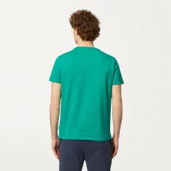 K-WAY Elliot 3D Stripes Logo - T-Shirtstop - T-Shirt - Man - Green Cheap