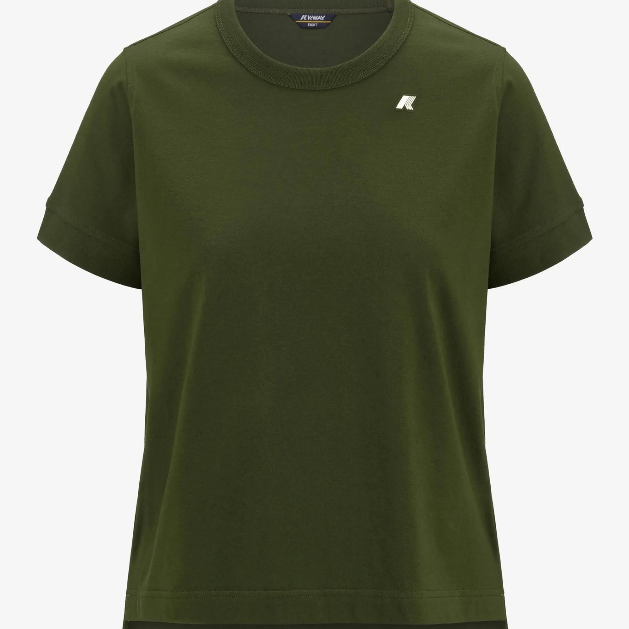 K-WAY Emel Jersey - T-Shirtstop - T-Shirt - Woman - Green Cypress Shop