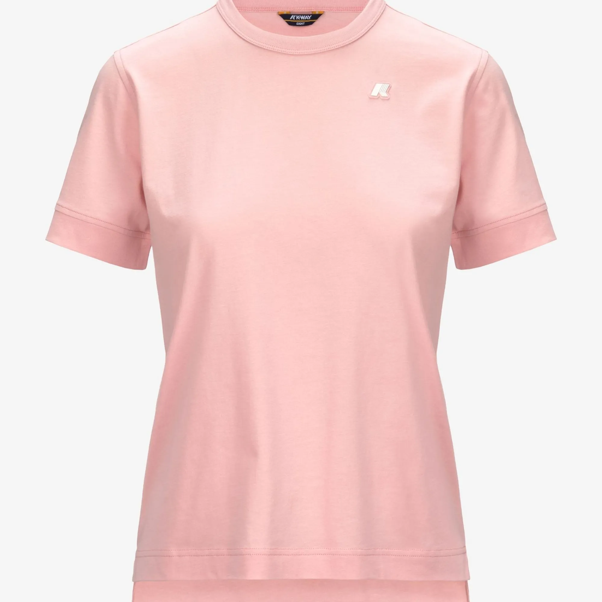 K-WAY Emel Jersey - T-Shirtstop - T-Shirt - Woman - Pink Ash Discount