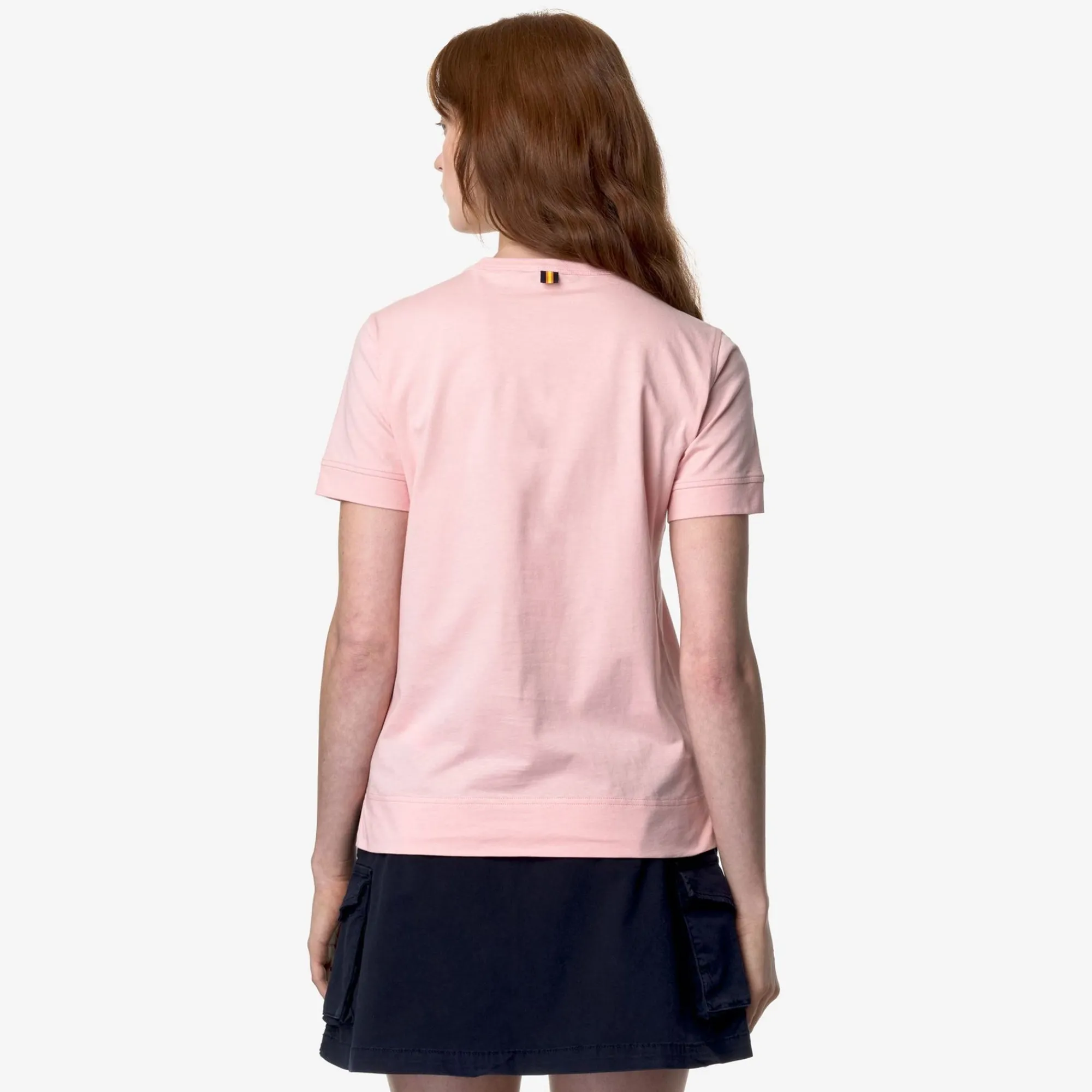 K-WAY Emel Jersey - T-Shirtstop - T-Shirt - Woman - Pink Ash Discount