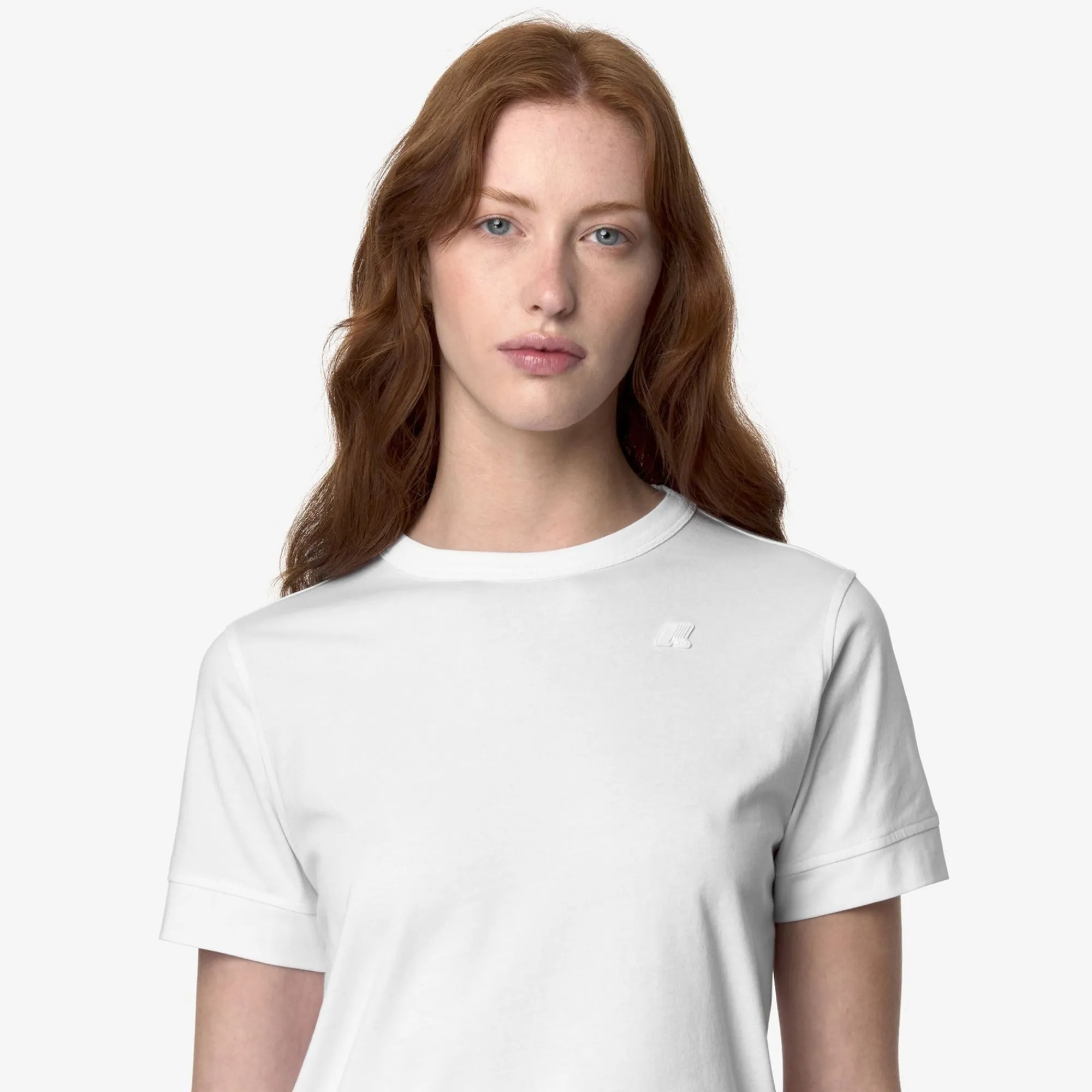 K-WAY Emel Jersey - T-Shirtstop - T-Shirt - Woman - White Shop