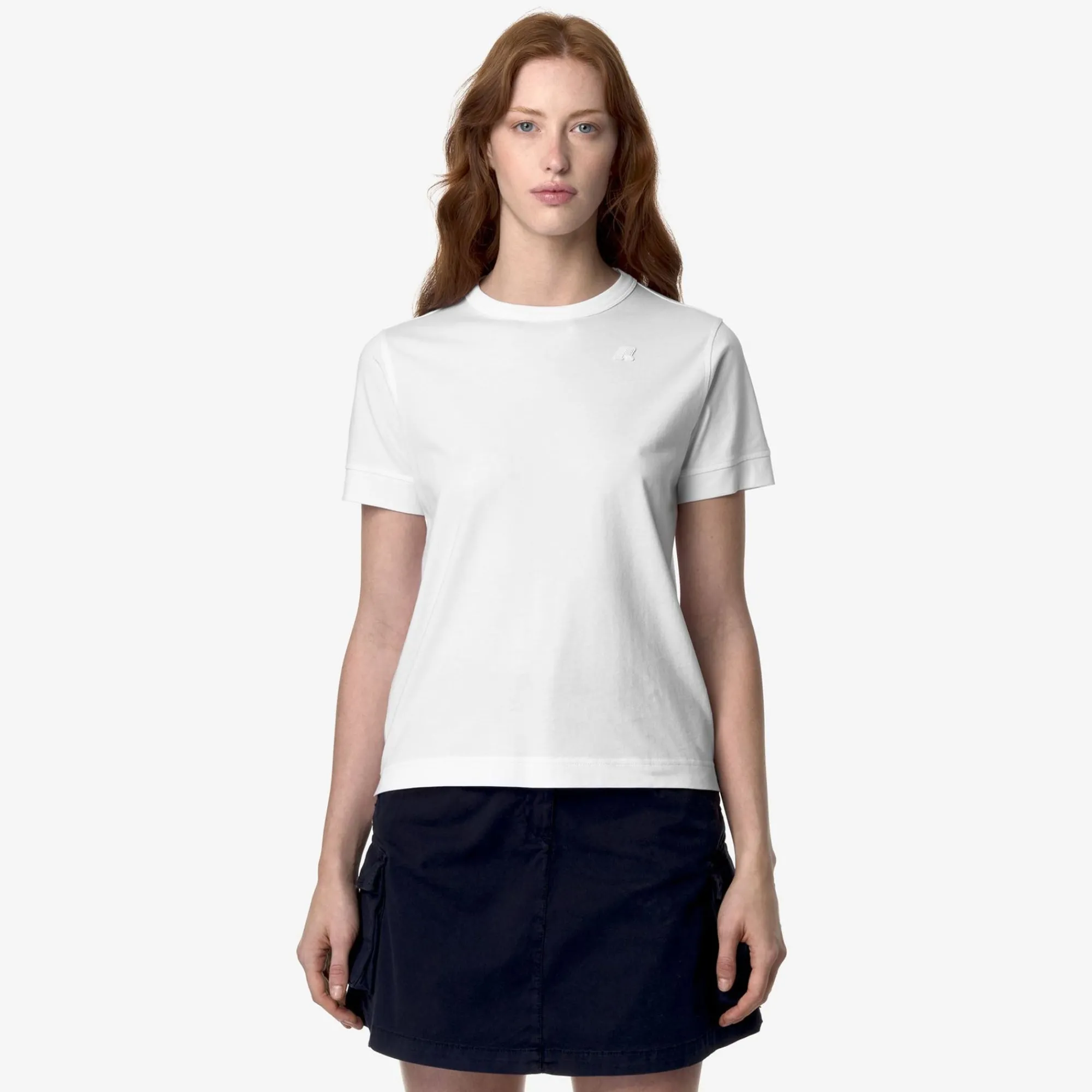 K-WAY Emel Jersey - T-Shirtstop - T-Shirt - Woman - White Shop