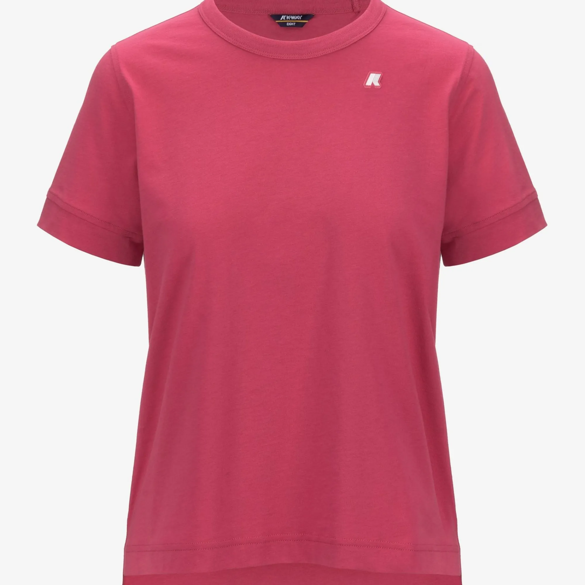 K-WAY Emel Jersey - T-Shirtstop - T-Shirt - Woman - Dk Pink Fashion