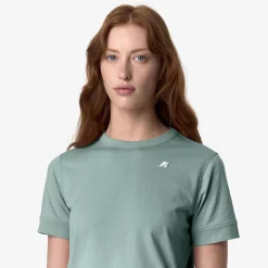 K-WAY Emel Jersey - T-Shirtstop - T-Shirt - Woman - Green Mold Best