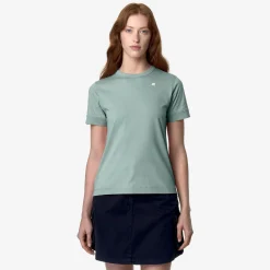 K-WAY Emel Jersey - T-Shirtstop - T-Shirt - Woman - Green Mold Best