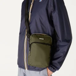 K-WAY Erloy - Bags - Shoulder Bag - Unisex - Green Blackish Fashion