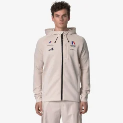K-WAY Etaples Orient Express Team Ac - Fleece - Jacket - Unisex - Grey Vapor Online