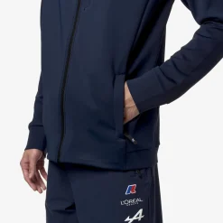 K-WAY Etaples Orient Express Team Ac - Fleece - Jacket - Unisex - Blue Dress Clearance