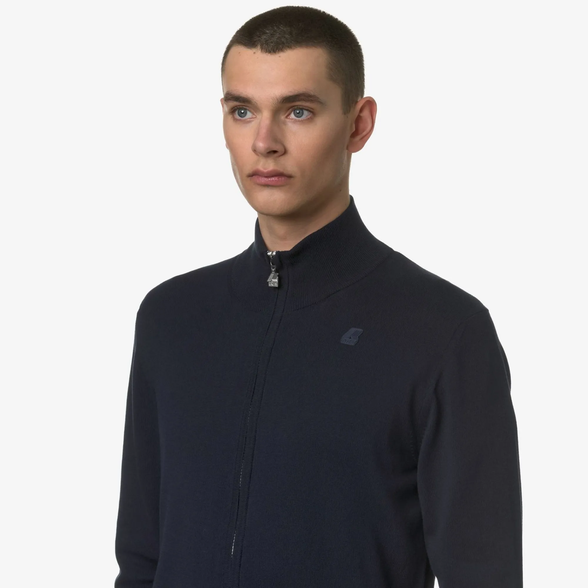 K-WAY Finny Cotton Ps - Knitwear - Pullover - Man - Blue Depth Hot