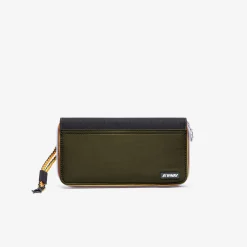 K-WAY Fluy - Small Accessories - Wallet - Unisex - Green Blackish Online