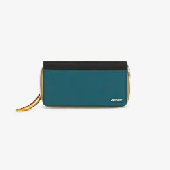 K-WAY Fluy - Small Accessories - Wallet - Unisex - Green Petrol Sale