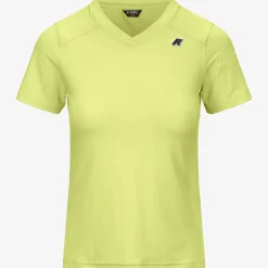 K-WAY Gannat - T-Shirtstop - T-Shirt - Woman - Green Celery New