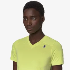 K-WAY Gannat - T-Shirtstop - T-Shirt - Woman - Green Celery New