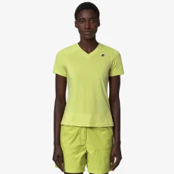 K-WAY Gannat - T-Shirtstop - T-Shirt - Woman - Green Celery New