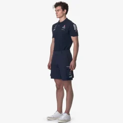 K-WAY Greges Orient Express Team Ac - Shorts - Cargo - Unisex - Blue Dress Flash Sale