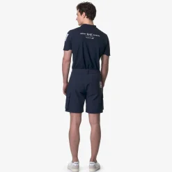 K-WAY Greges Orient Express Team Ac - Shorts - Cargo - Unisex - Blue Dress Flash Sale