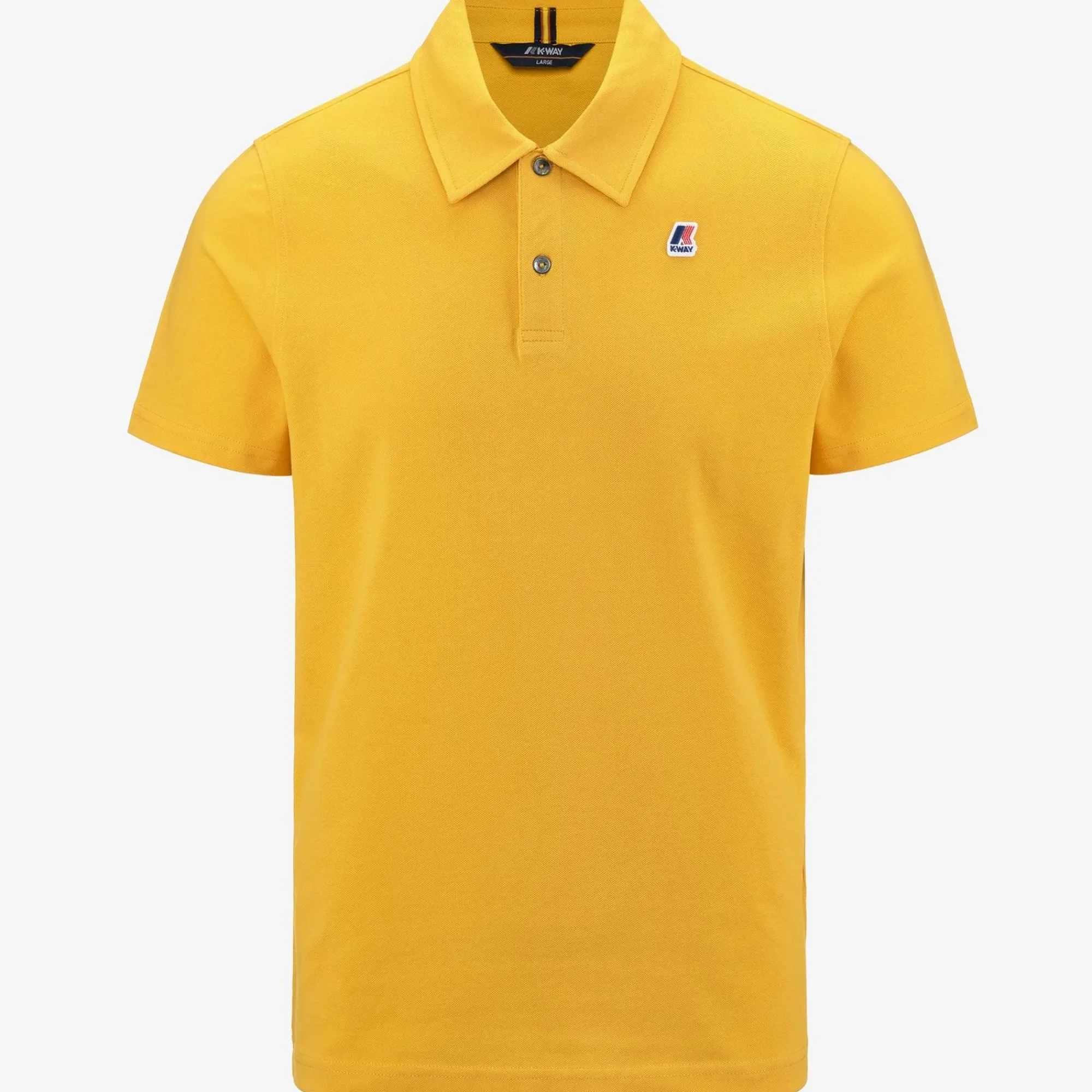 K-WAY Gregoire Tape - Polo Shirts - Polo - Man - Yellow Solar Hot