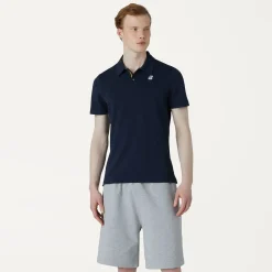 K-WAY Gregoire Tape - Polo Shirts - Polo - Man - Blue Depth Outlet
