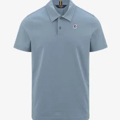 K-WAY Gregoire Tape - Polo Shirts - Polo - Man - Blue Avio Best Sale