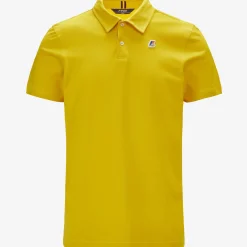 K-WAY Gregoire Tape - Polo Shirts - Polo - Man - Yellow Old Discount