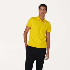 K-WAY Gregoire Tape - Polo Shirts - Polo - Man - Yellow Old Discount