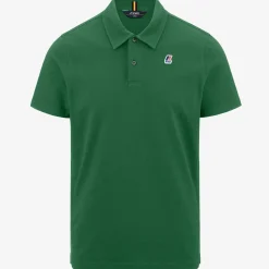 K-WAY Gregoire Tape - Polo Shirts - Polo - Man - Green Eden Outlet