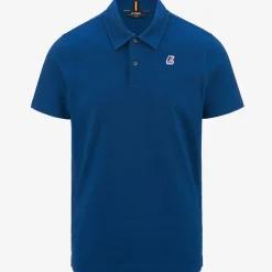 K-WAY Gregoire Tape - Polo Shirts - Polo - Man - Blue Royal Marine Hot