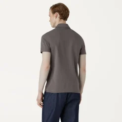 K-WAY Gregoire Tape - Polo Shirts - Polo - Man - Grey Smoke New