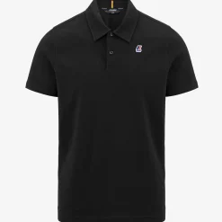 K-WAY Gregoire Tape - Polo Shirts - Polo - Man - Black Pure Flash Sale