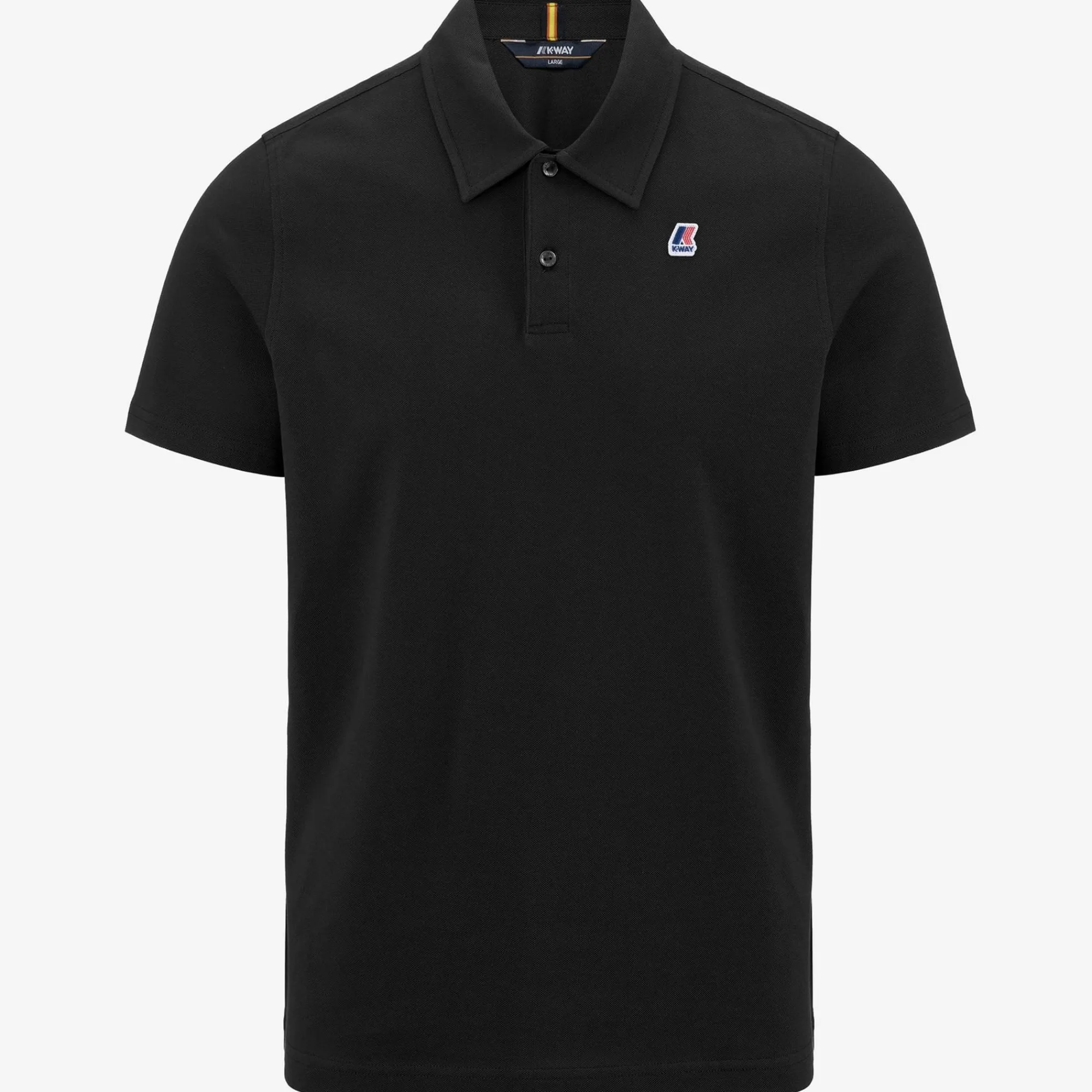 K-WAY Gregoire Tape - Polo Shirts - Polo - Man - Black Pure Flash Sale