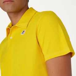 K-WAY Gregoire Tape - Polo Shirts - Polo - Man - Yellow Old Hot