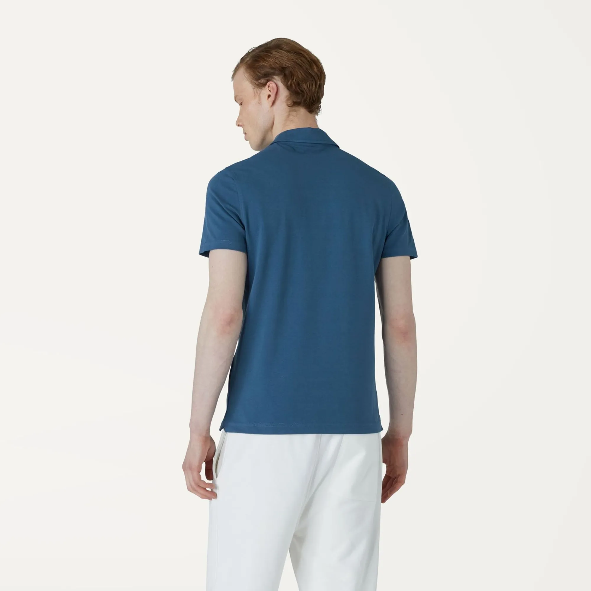 K-WAY Gregoire Tape - Polo Shirts - Polo - Man - Blue Deep Discount