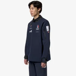 K-WAY Guirrec Orient Express Ac - Jackets - Short - Unisex - Blue Dress Sale