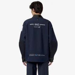 K-WAY Guirrec Orient Express Ac - Jackets - Short - Unisex - Blue Dress Sale