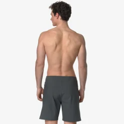 K-WAY Haxley Beach - Bathing Suits - Swimming Trunk - Man - Green Blackish Discount