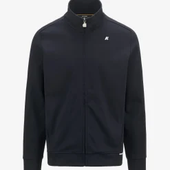 K-WAY Hayce Interlock - Fleece - Jacket - Man - Blue Depth Best Sale