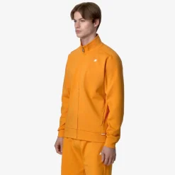 K-WAY Hayce Interlock - Fleece - Jacket - Man - Orange Md Clearance