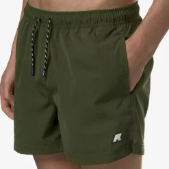 K-WAY Hazel - Bathing Suits - Swimming Trunk - Man - Green Cypress Cheap