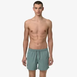 K-WAY Hazel - Bathing Suits - Swimming Trunk - Man - Green Mold Online