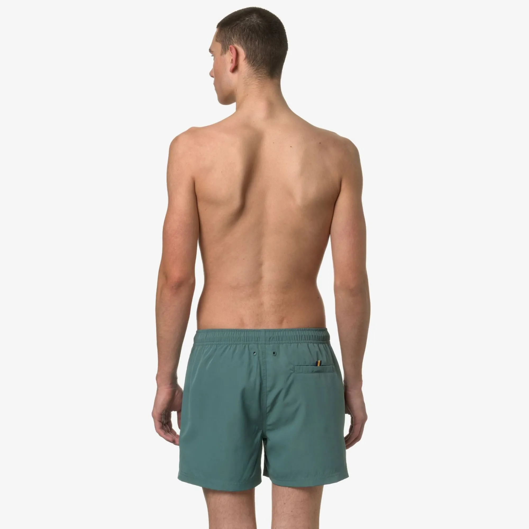 K-WAY Hazel - Bathing Suits - Swimming Trunk - Man - Green Palm Cheap