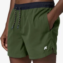 K-WAY Hazel Bicolor - Bathing Suits - Swimming Trunk - Man - Green C-Blue D Best Sale