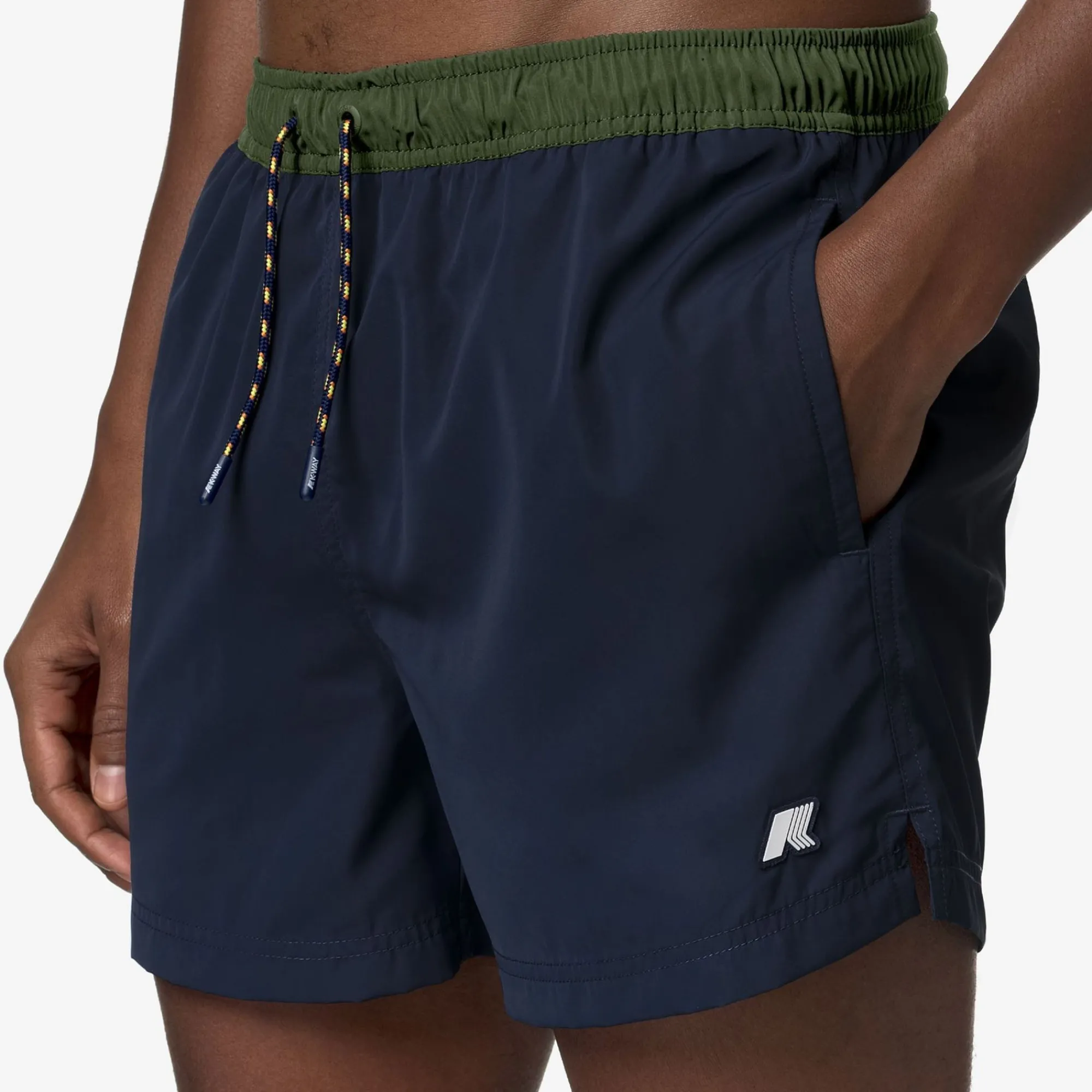 K-WAY Hazel Bicolor - Bathing Suits - Swimming Trunk - Man - Blue D-Green C New