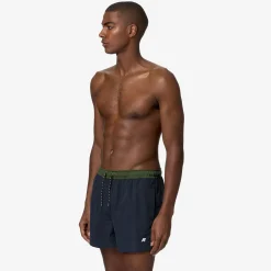 K-WAY Hazel Bicolor - Bathing Suits - Swimming Trunk - Man - Blue D-Green C New