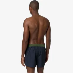 K-WAY Hazel Bicolor - Bathing Suits - Swimming Trunk - Man - Blue D-Green C New