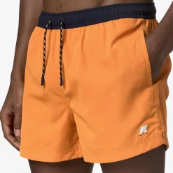 K-WAY Hazel Bicolor - Bathing Suits - Swimming Trunk - Man - Orange M-Blue D Store