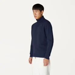 K-WAY Henry Lambswool - Knitwear - Pullover - Man - Blue Depth Hot