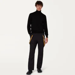 K-WAY Henry Merino - Knitwear - Pullover - Man - Black Pure Online